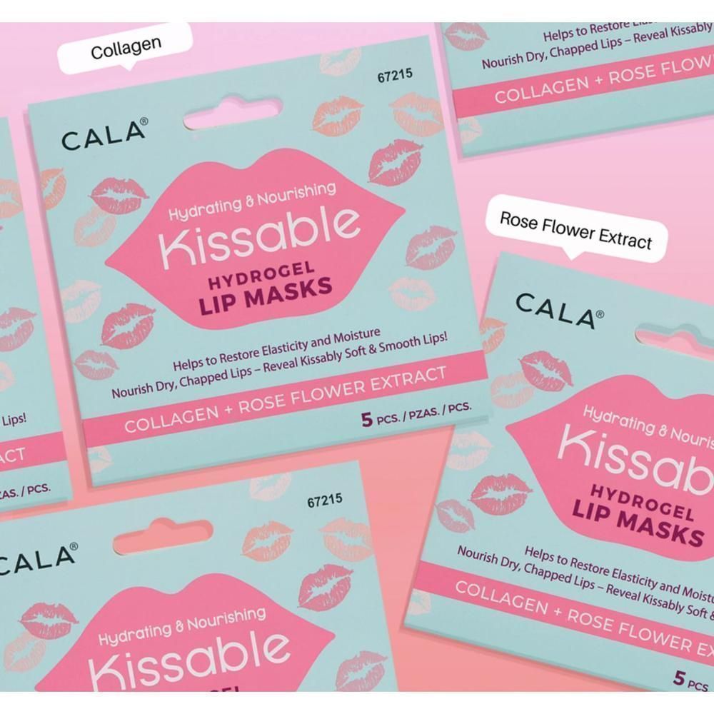 Cala 5 Piece Collagen Hydrogel Lip Mask Pack